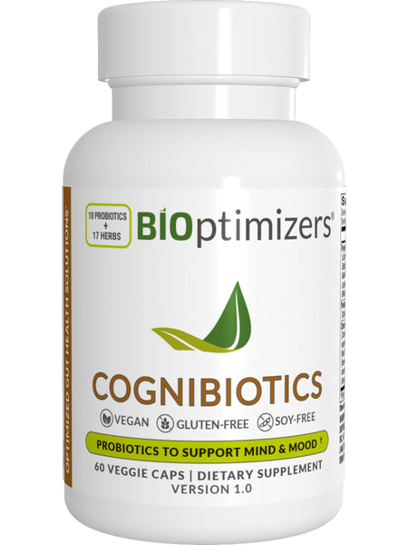 BIOptimizers, CogniBiotics, 60 Veggie Caps