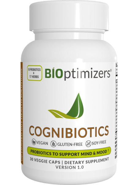 BIOptimizers, CogniBiotics, 30 Veggie Caps