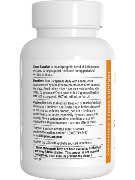 BIOptimizers, Stress Guardian, 90 Veggie Caps