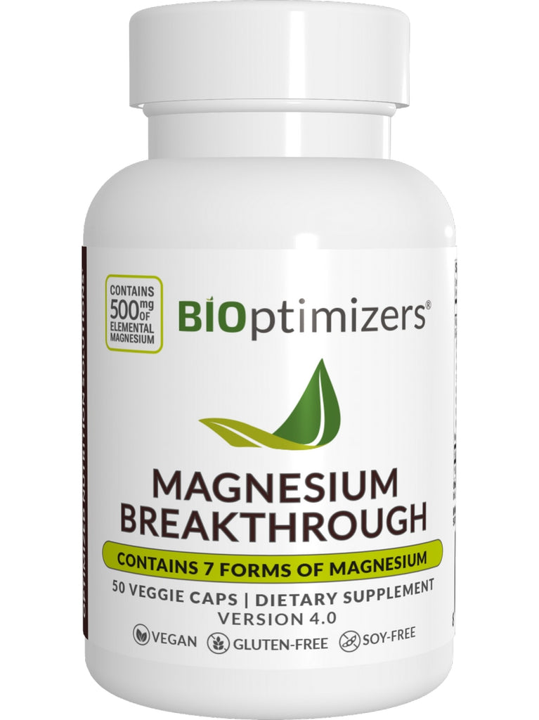 BIOptimizers, Magnesium Breakthrough, 50 Veggie Caps