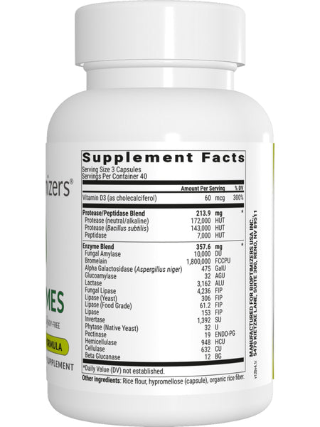 BIOptimizers, MassZymes, 120 Veggie Caps