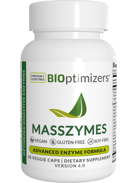 BIOptimizers, MassZymes, 30 Veggie Caps