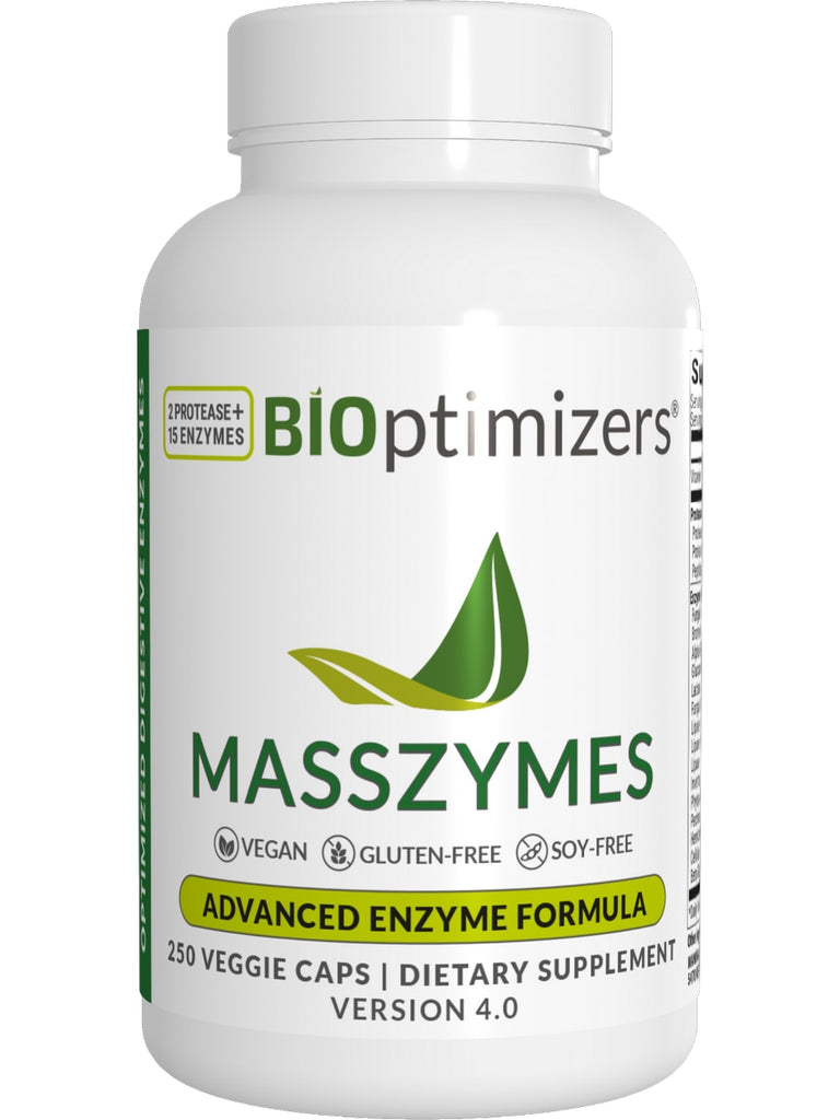 BIOptimizers, MassZymes, 250 Veggie Caps