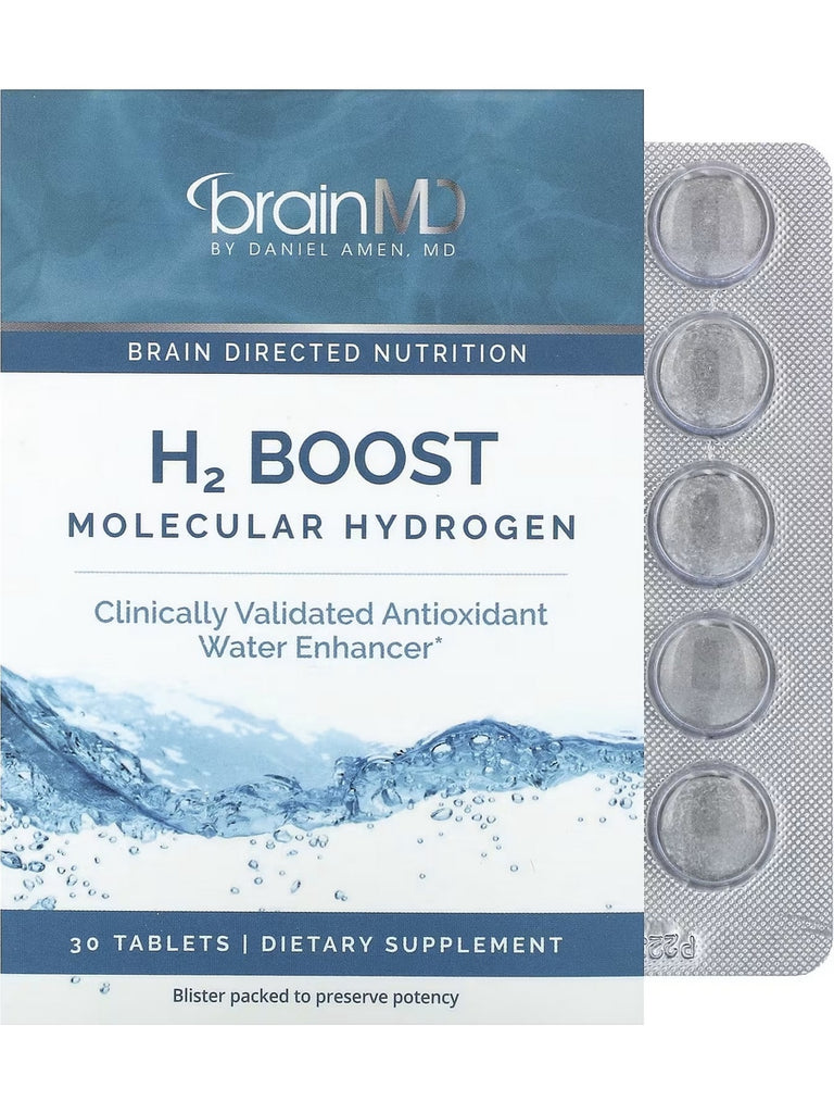 BrainMD, H2 Boost Molecular Hydrogen, 30 Tablets