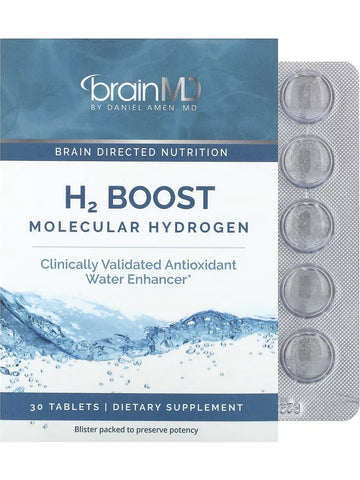 BrainMD, H2 Boost Molecular Hydrogen, 30 Tablets