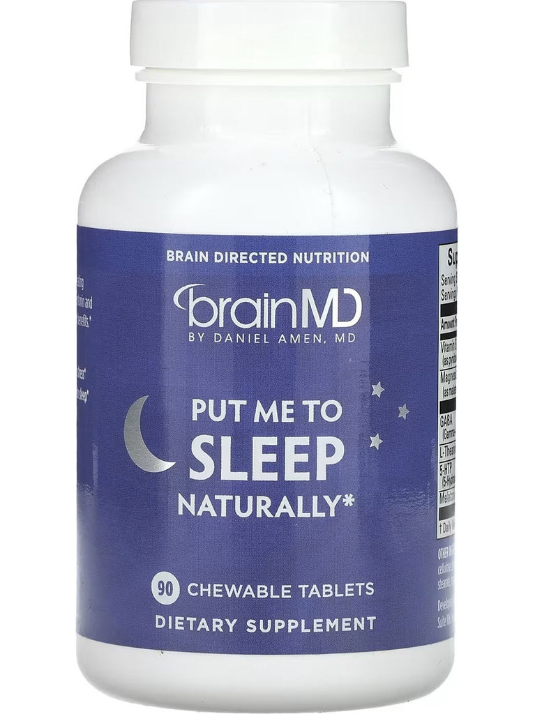BrainMD, Put Me to Sleep Naturally, 90 Chewable Tablets