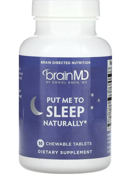 BrainMD, Put Me to Sleep Naturally, 90 Chewable Tablets