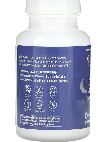 BrainMD, Put Me to Sleep Naturally, 90 Chewable Tablets