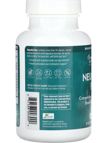 BrainMD, NeuroVite Plus, 120 Capsules