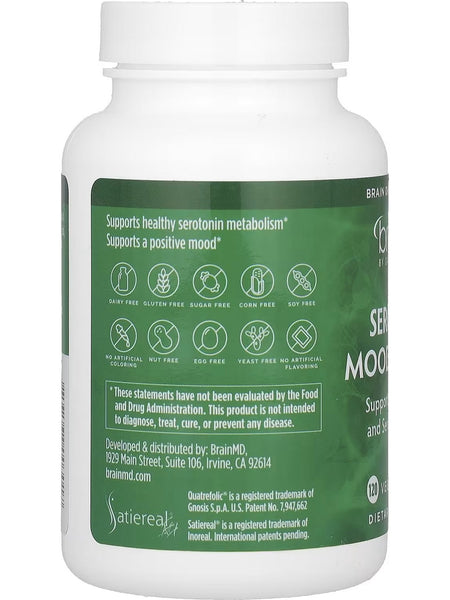 BrainMD, Serotonin Mood Support, 120 Vegan Capsules