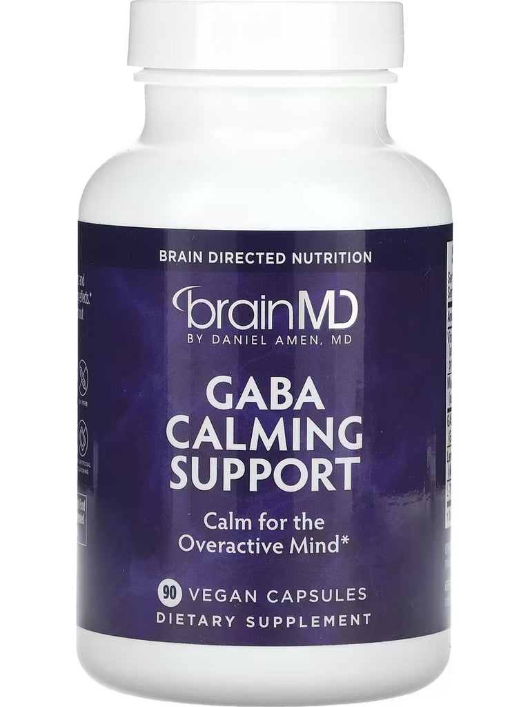 BrainMD, GABA Calming Support, 90 Vegan Capsules
