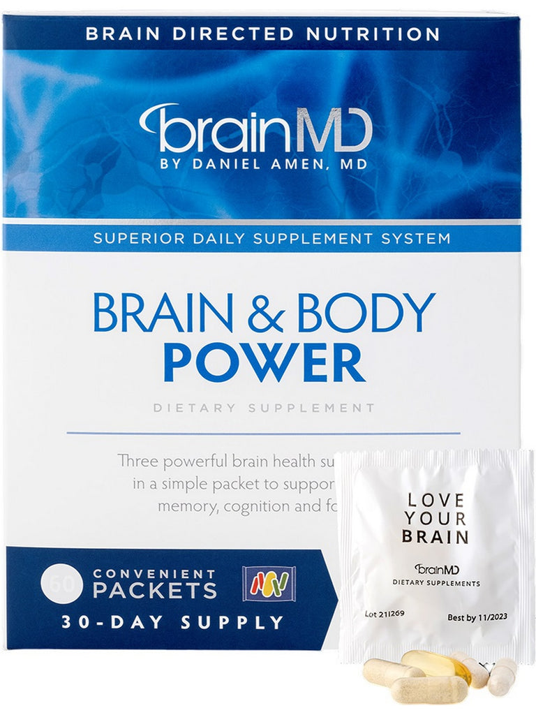 BrainMD, Brain and Body Power, 60 Convenient Packets