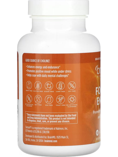 BrainMD, Focus and Energy, 120 Vegan Capsules