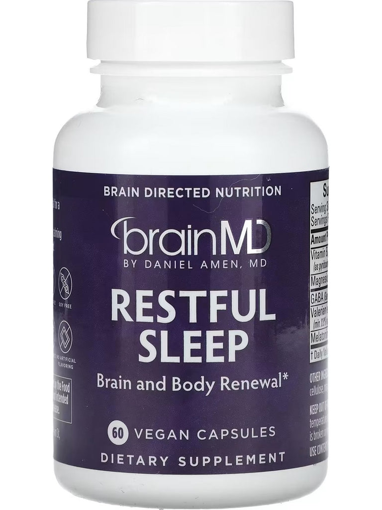 BrainMD, Restful Sleep, 60 Vegan Capsules