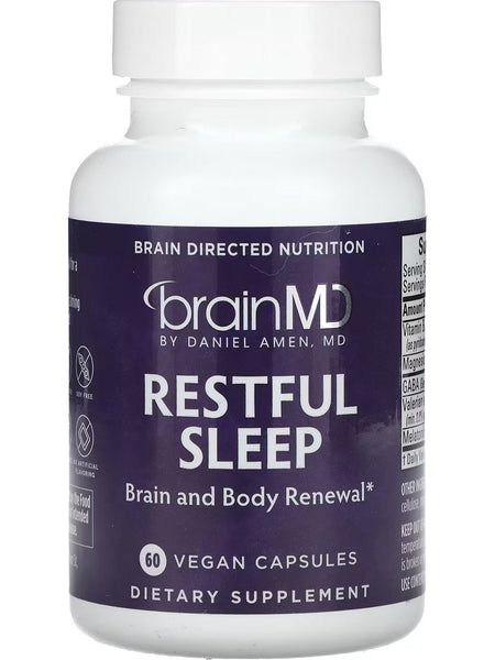 BrainMD, Restful Sleep, 60 Vegan Capsules