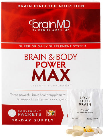 BrainMD, Brain and Body Power Max, 60 Convenient Packets