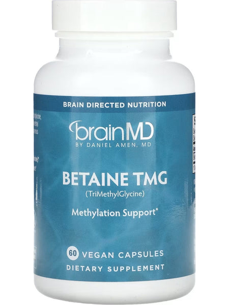 BrainMD, Betaine TMG, 60 Vegan Capsules