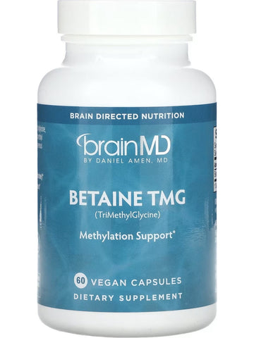 BrainMD, Betaine TMG, 60 Vegan Capsules