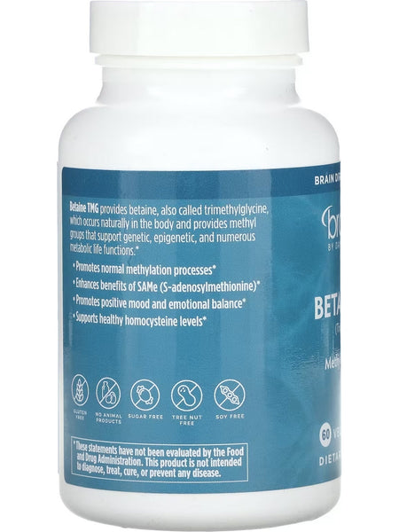 BrainMD, Betaine TMG, 60 Vegan Capsules