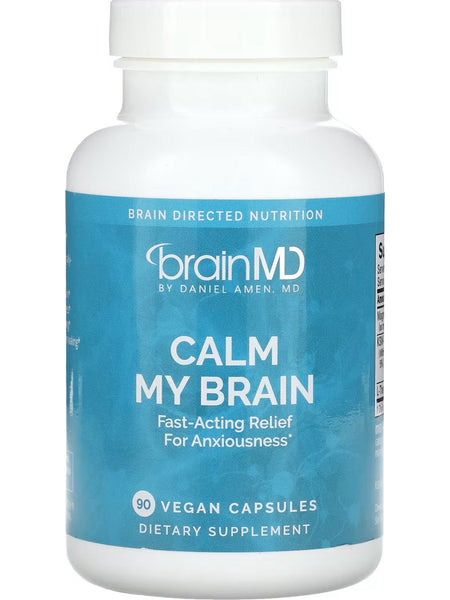 BrainMD, Calm My Brain, 90 Vegan Capsules