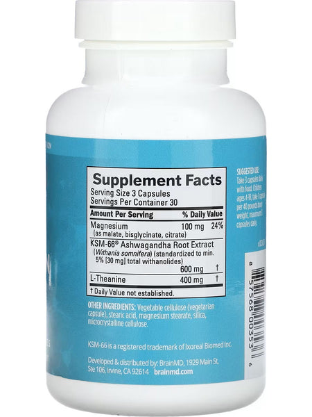 BrainMD, Calm My Brain, 90 Vegan Capsules