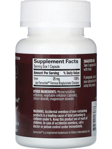 BrainMD, Iron, 30 Vegan Capsules