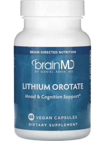 BrainMD, Lithium Orotate, 60 Vegan Capsules