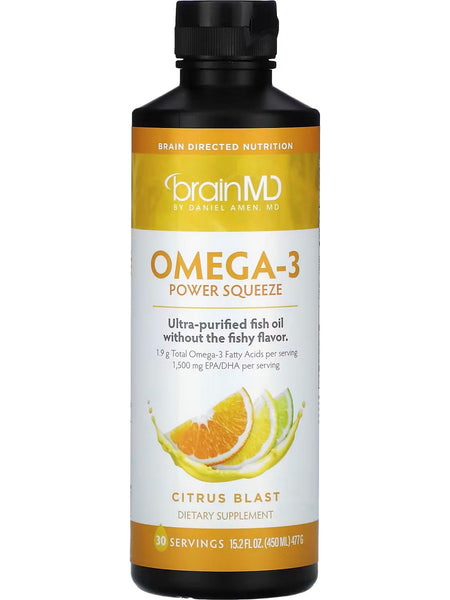BrainMD, Omega-3 Power Squeeze, 15.2 fl oz