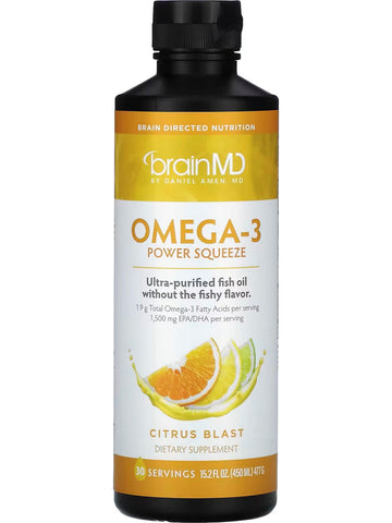 BrainMD, Omega-3 Power Squeeze, 15.2 fl oz
