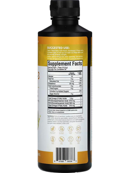 BrainMD, Omega-3 Power Squeeze, 15.2 fl oz