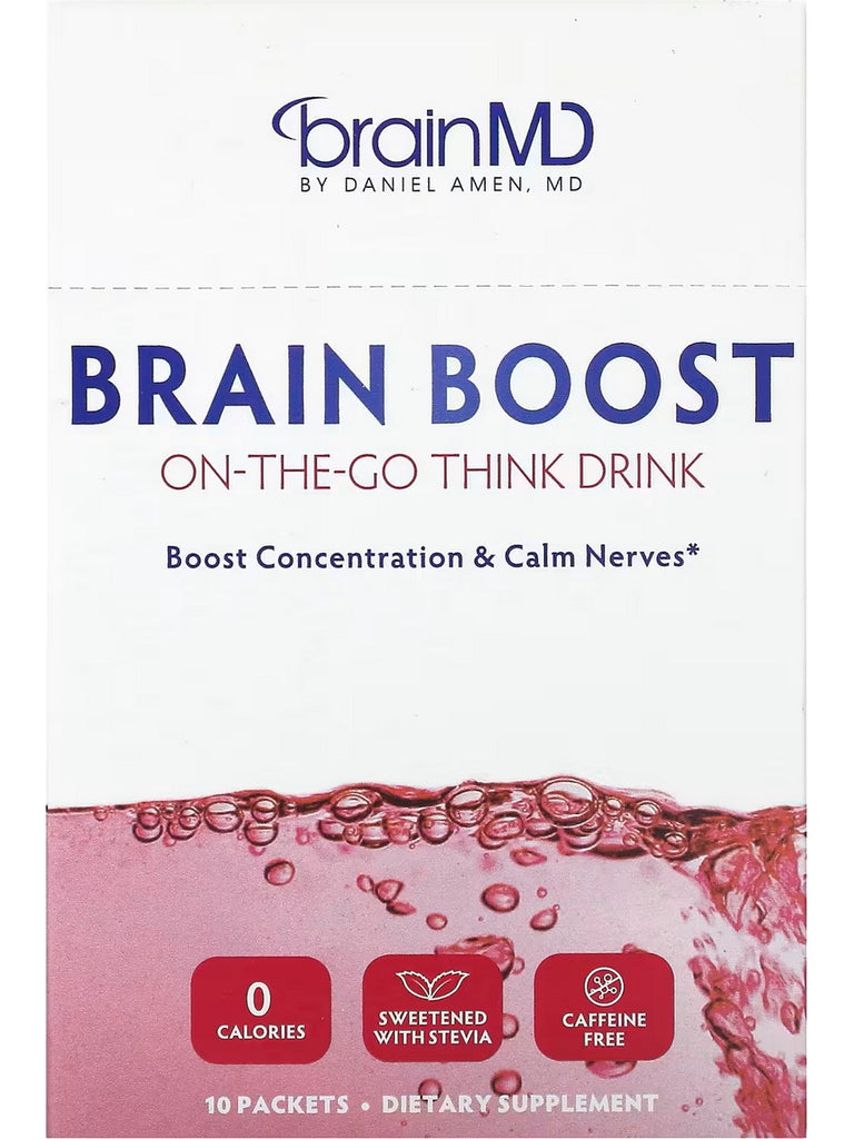 BrainMD, Brain Boost On-The-Go, 10 Packets