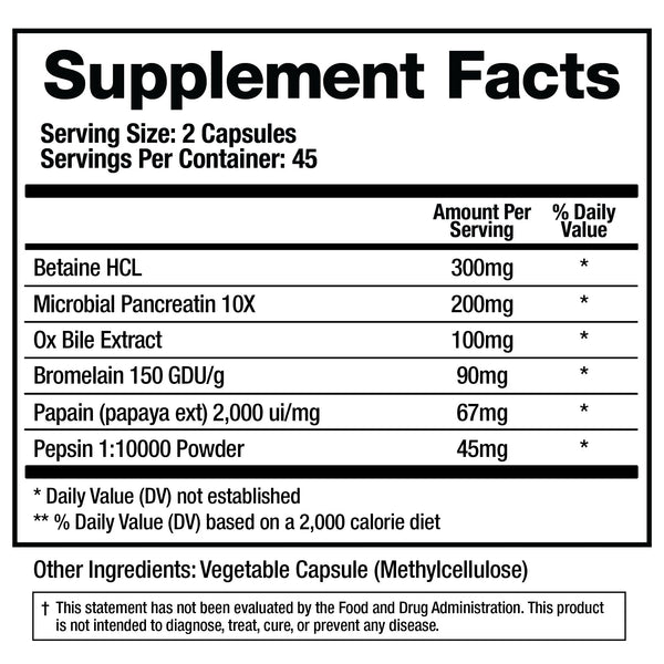 BioMatrix, Support Digestion, 90 Capsules