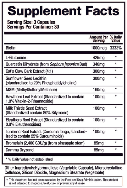 BioMatrix, Leaky Gut-X (formerly Support Mucosa), 90 Capsules