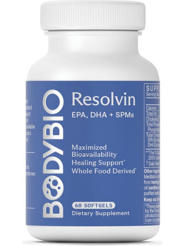 BodyBio, Resolvin, 60 Softgels