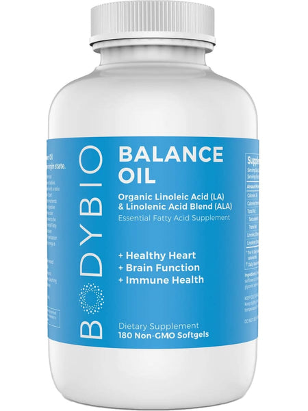 BodyBio, Balance Oil, 180 Non-GMO Softgels