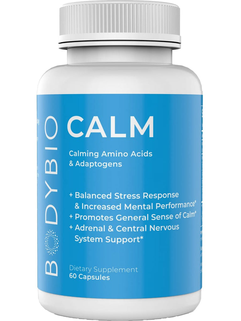 BodyBio, BodyBio Calm, 60 Capsules – Herbs Direct