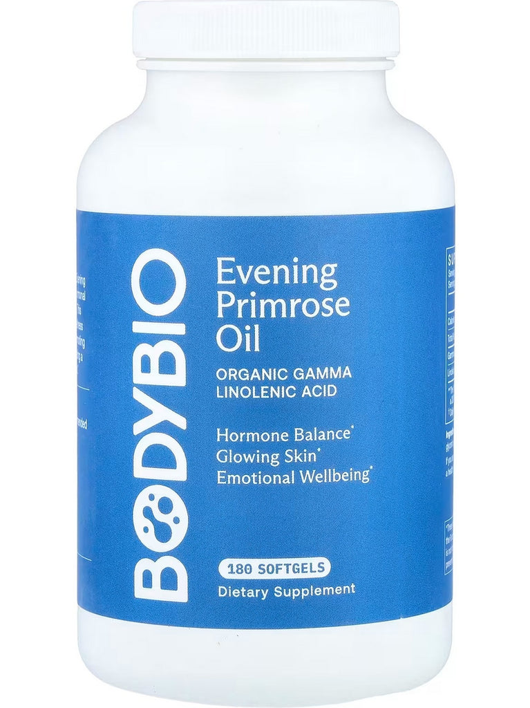 BodyBio, Evening Primrose Oil, 180 Softgels