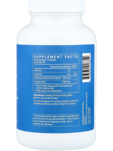 BodyBio, Evening Primrose Oil, 180 Softgels