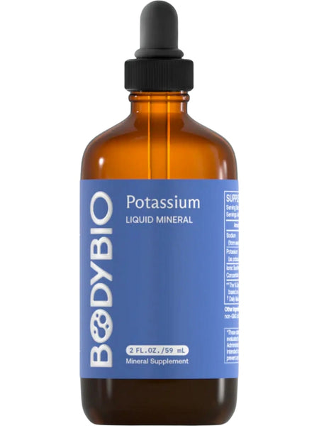 BodyBio, Liquid Potassium Supplement, 2 fl oz
