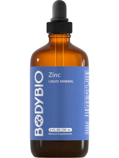BodyBio, Liquid Zinc Supplement, 2 fl oz