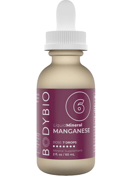 BodyBio, Liquid Mineral 6, Manganese, 2 fl oz