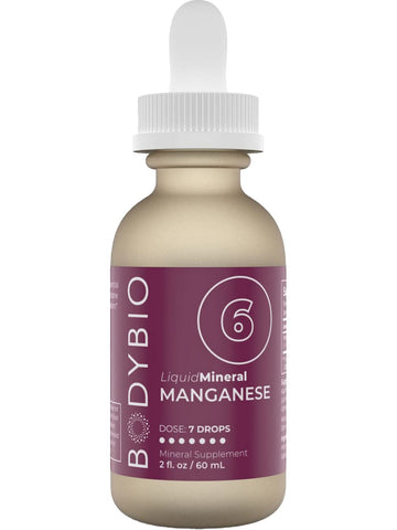 BodyBio, Liquid Mineral 6, Manganese, 2 fl oz