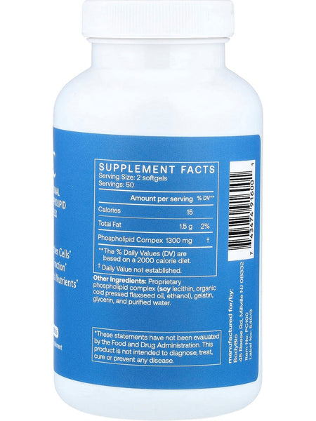 BodyBio, PC, Liposomal Phospholipid Complex, 100 Softgels