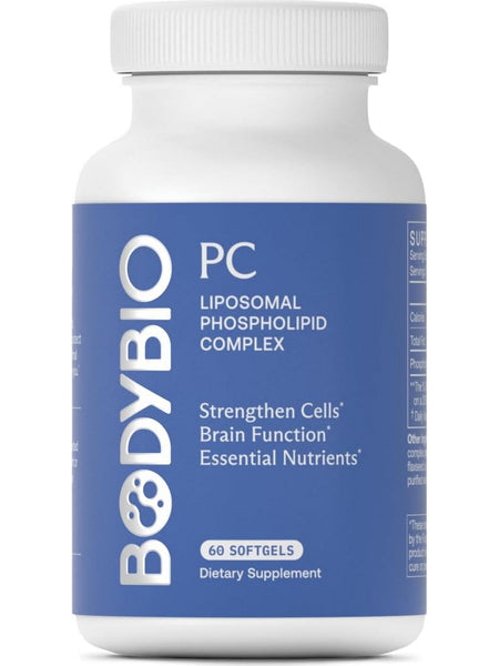 BodyBio, PC, Liposomal Phospholipid Complex, 60 Softgels