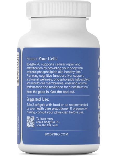BodyBio, PC, Liposomal Phospholipid Complex, 60 Softgels