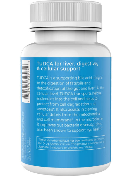 BodyBio, TUDCA (Tauroursodeoxycholic Acid), 60 Capsules