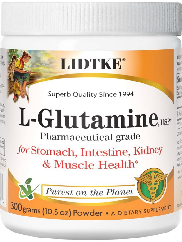 Lidtke, L-Glutamine, 300 grams Powder