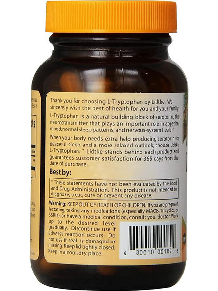Lidtke, L-Tryptophan, 60 Capsules