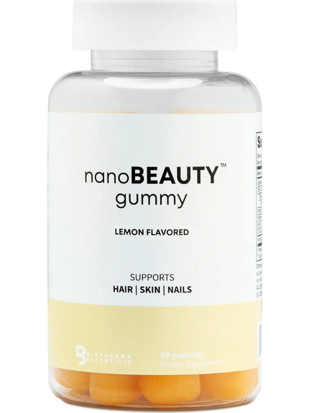 BioPharma Scientific, NanoBeauty Gummy, Lemon, 60 Gummies