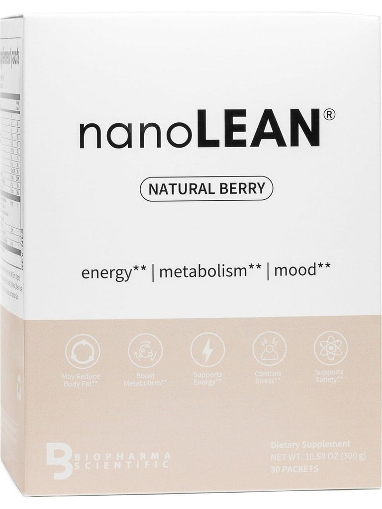 BioPharma Scientific, NanoLean, Natural Berry, 10.58 oz